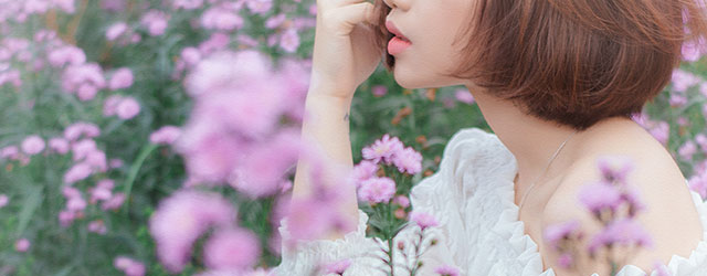 感じている女性のイメージ